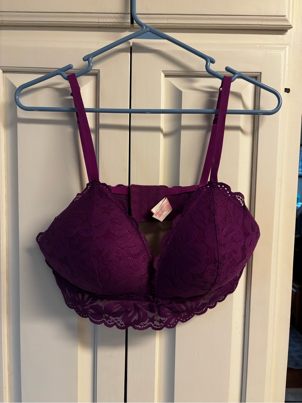 No Boundaries Purple Lace Padded Bralette